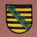 Sächsisches Wappen zum Aufnähen
